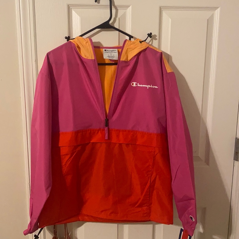 Champion windbreaker, women’s, colorful. will take offers